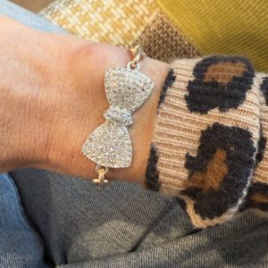Blingy Bow Bracelet