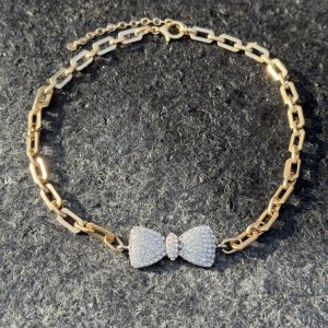 Blingy Bow Necklace