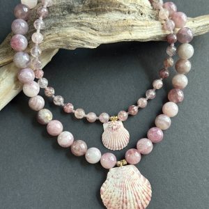 Dusty Pink Shell ~ Large