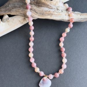 Dusty Pink Smooth Shell ~ Small
